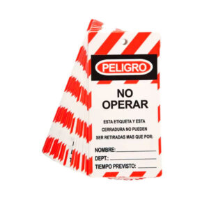 Tarjetas de bloqueo LOTO