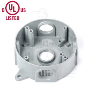 Caja condulet Circular  5 salidas de 1/2" PST