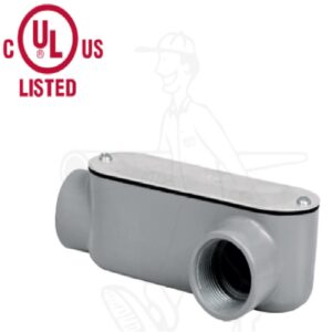 Caja condulet ovalada de aluminio tipo LL de 1" PST