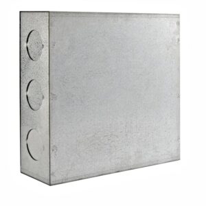 Caja de pase galvanizada 10"x 10"x 3" 1/16 ( 1.5 mm )
