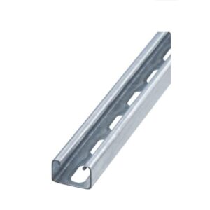 Riel unistrut ranurado alto 41x41x1.5 mm x 2.40 mts