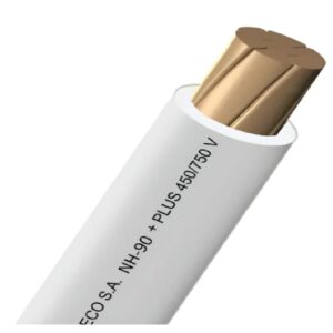 Conductor Electrico  750V cero halogeno 1.5 mm2 Blanco NH-90 Indeco