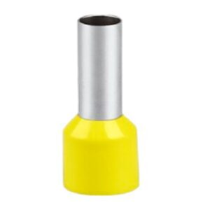 Terminal sobremoldeado amarillo 1 mm2 18 awg bolsa x 100 und