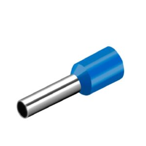 Terminal sobremoldeado azul 2.5 mm2 14 awg bolsa x 100 und