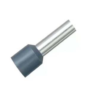Terminal sobremoldeado gris 4 mm2  12 awg bolsa x 100 und