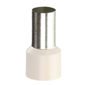 Terminal sobremoldeado marfil 10 mm2 8 awg bolsa x 100 und